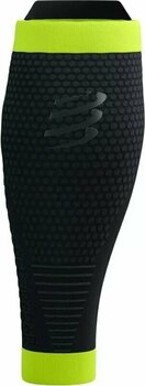 Calf covers for runners Compressport R2 3.0 Flash Black/Fluo Yellow T1 Calf covers for runners - 3