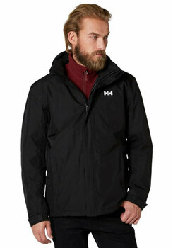Jacket Helly Hansen Men's Dubliner Insulated Waterproof Jacket Black 2XL - 6