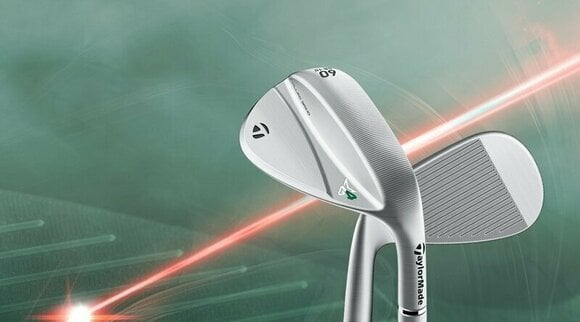 Golf Club - Wedge TaylorMade Milled Grind 4 Chrome Golf Club - Wedge Right Handed 48° 09° Wedge Flex - 8