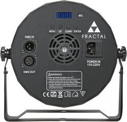 LED PAR Fractal Lights LED 9 x 10W + 1 x 20W LED PAR - 4