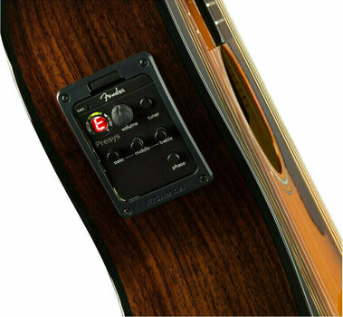 Elektro-akoestische gitaar Fender CP-140SE Sunburst with Case - 3