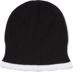 Ski Beanie Spyder Mens Logo Hat Black UNI Ski Beanie - 1