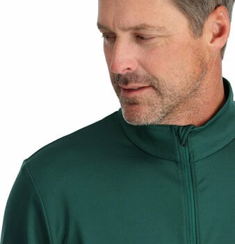T-shirt/casaco com capuz para esqui Spyder Mens Prospect 1/2 Zip Cyprus Green S Ponte - 5