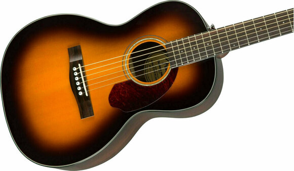 Elektro-akoestische gitaar Fender CP-140SE Sunburst with Case - 5