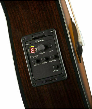 Elektro-akustična jumbo Fender CT-140SE Sunburst with Case - 5