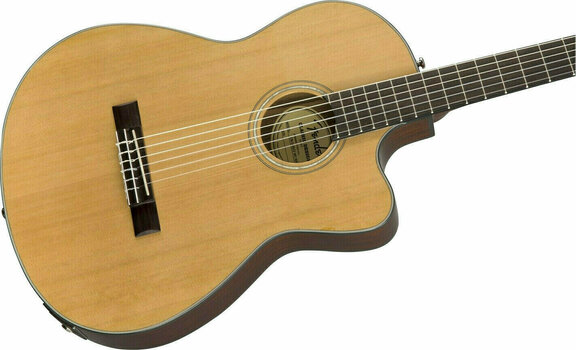 Klassieke gitaar Fender CN-140SCE Natural with Case - 4