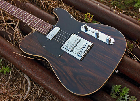 Electric guitar Michael Kelly 1955 Custom Collection Ebony - 3
