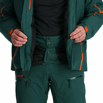 Lyžiarska bunda Spyder Mens Titan Ski Jacket Cypress Green S - 5