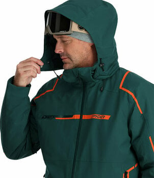 Skijacke Spyder Mens Titan Ski Jacket Cypress Green M - 3