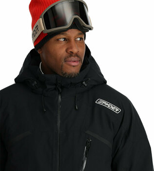 Skijacke Spyder Mens Leader Ski Jacket Black S - 4