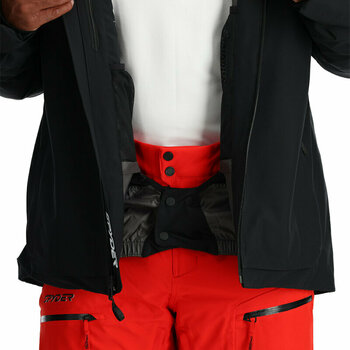 Lyžiarska bunda Spyder Mens Leader Ski Jacket Black S - 5