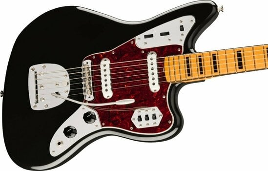 Guitare électrique Fender Vintera II 70s Jaguar MN Black - 4