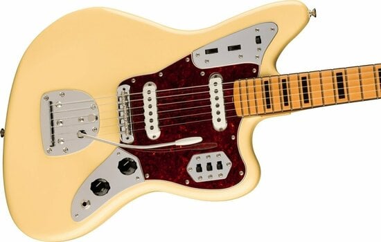 Guitare électrique Fender Vintera II 70s Jaguar MN Vintage White - 4