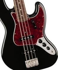Baixo de 4 cordas Fender Vintera II 60s Jazz Bass RW Black Baixo de 4 cordas - 2