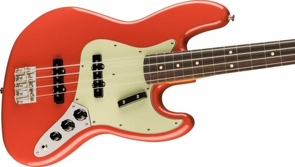 Bas elektryczna Fender Vintera II 60s Jazz Bass RW Fiesta Red - 4