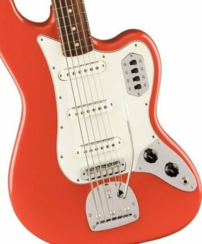 6-strängad basgitarr Fender Vintera II 60s Bass VI RW Fiesta Red - 3
