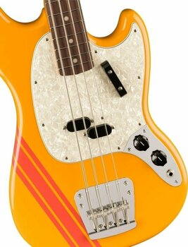 4-string Bassguitar Fender Vintera II 70s Mustang Bass RW Competition Orange - 3