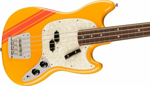 Bas elektryczny Fender Vintera II 70s Mustang Bass RW Competition Orange - 4