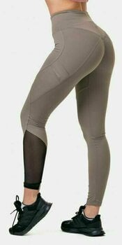 Pantalones deportivos Nebbia Fit Smart High-Waist Mocha M Pantalones deportivos - 2