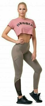 Fitness Trousers Nebbia Fit Smart High-Waist Mocha M Fitness Trousers - 6