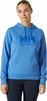 Kapuzenpullover Helly Hansen Women's HH Logo Kapuzenpullover Ultra Blue M - 3