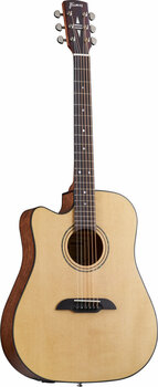 Dreadnought elektro-akoestische gitaar Framus FD 14 SV CEL Vintage Transparent Satin Natural Tinted - 2