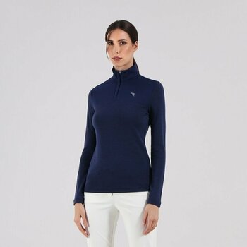 Hoodie/Sweater Chervo Titok Womens Turtleneck Blue 36 - 2