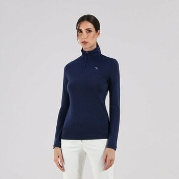 Hoodie/Sweater Chervo Titok Womens Turtleneck Blue 40 - 2