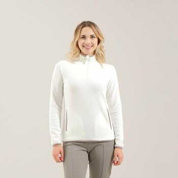 Kapuzenpullover/Pullover Chervo olina Turtleneck Ivory 38 Sweatshirt - 3