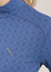 Mikina/Svetr Chervo Tribal Turtleneck Blue Jacquard 34 Sweatshirt - 4