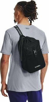 Lifestyle Backpack / Bag Under Armour Unisex UA Utility Flex Sling Black/White 13 L Backpack - 7