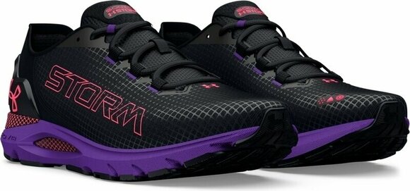 Cestná bežecká obuv Under Armour Men's UA HOVR Sonic 6 Storm Running Shoes Black/Metro Purple/Black 41 Cestná bežecká obuv - 3