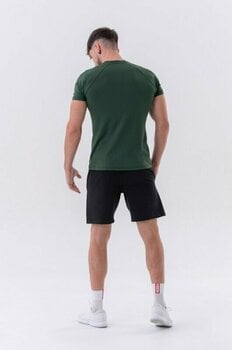 Фитнес тениска Nebbia Sporty Fit T-Shirt Essentials Dark Green 2XL Фитнес тениска - 6