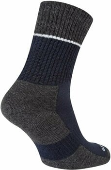 Cyklo ponožky Sealskinz Thurton Solo QuickDry Mid Length Sock Navy/Grey Marl/Cream M Cyklo ponožky - 2
