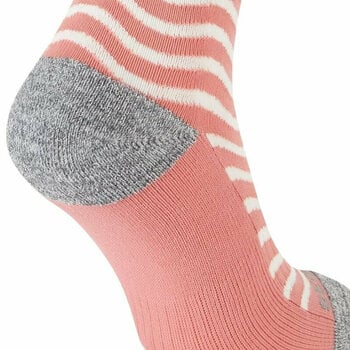 Biciklistički čarape Sealskinz Rudham Mid Length Women's Meteorological Active Sock Pink/Cream/Grey L/XL Biciklistički čarape - 3
