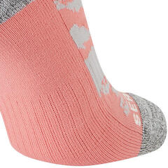 Șosete ciclism Sealskinz Reepham Mid Length Women's Jacquard Active Sock Pink/Light Grey Marl/Cream - 3