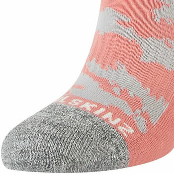 Cycling Socks Sealskinz Reepham Mid Length Women's Jacquard Active Sock Pink/Light Grey Marl/Cream L/XL Cycling Socks - 6