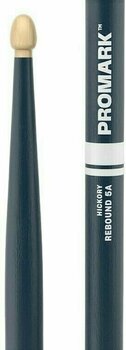 Drumsticks Pro Mark RBH565AW-BL Rebound 5A Painted Blue Drumsticks - 2