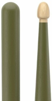 Drumsticks Pro Mark RBH565AW-GR Rebound 5A Painted Green Drumsticks - 3