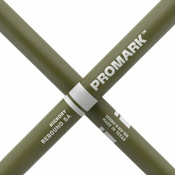 Drumsticks Pro Mark RBH565AW-GR Rebound 5A Painted Green Drumsticks - 4