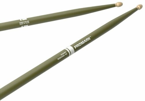 Drumsticks Pro Mark RBH565AW-GR Rebound 5A Painted Green Drumsticks - 5