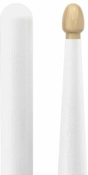 Drumsticks Pro Mark RBH565AW-WH Rebound 5A Painted White Drumsticks - 3