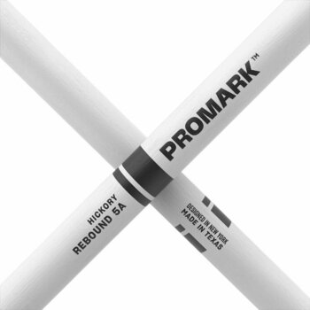 Drumsticks Pro Mark RBH565AW-WH Rebound 5A Painted White Drumsticks - 4
