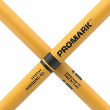 Baguettes Pro Mark RBH565AW-YW Rebound 5A Painted Yellow Baguettes - 4