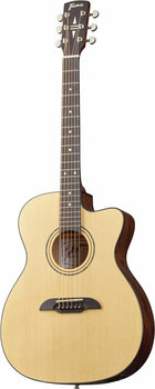 Jumbo elektro-akoestische gitaar Framus FF 14 SV VSNT CE Vintage Transparent Satin Natural Tinted - 4