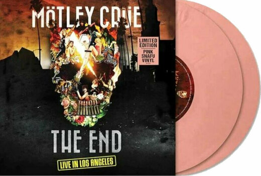 Disco de vinilo Motley Crue - The End: Live In Los Angeles (Pink Snafu Coloured) (2 LP) - 2