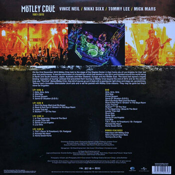 Disco de vinilo Motley Crue - The End: Live In Los Angeles (Pink Snafu Coloured) (2 LP) - 3
