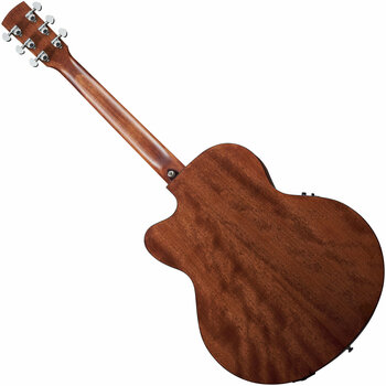 Jumbo elektro-akoestische gitaar Framus FJ 14 SV CE Vintage Transparent Satin Natural Tinted - 4