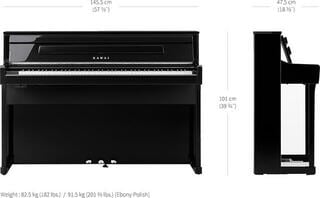 Digitálne piano Kawai CA901B Digitálne piano Premium Satin Black - 1