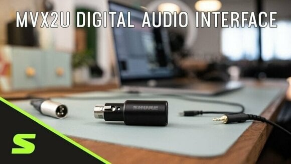 USB audio prevodník - zvuková karta Shure MVX2U - 9